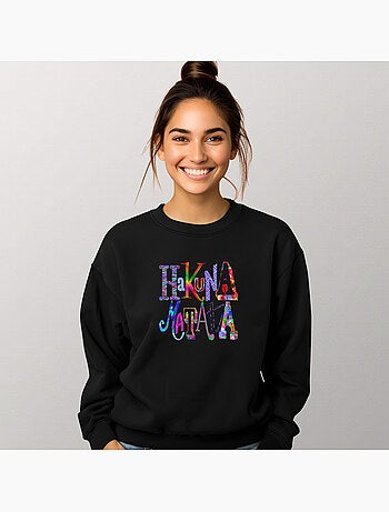 Sweat Femme - HAKUNA MATATA COLOR