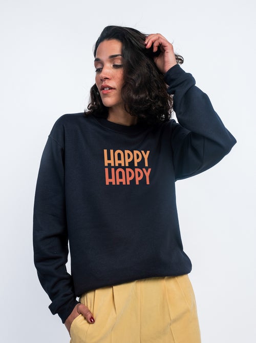 Sweat Femme - HAPPY MPT - Kiabi Sweat Femme - HAPPY MPT - Kiabi