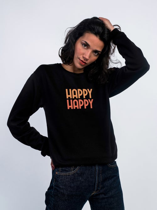 Sweat Femme - HAPPY MPT - Kiabi Sweat Femme - HAPPY MPT - Kiabi