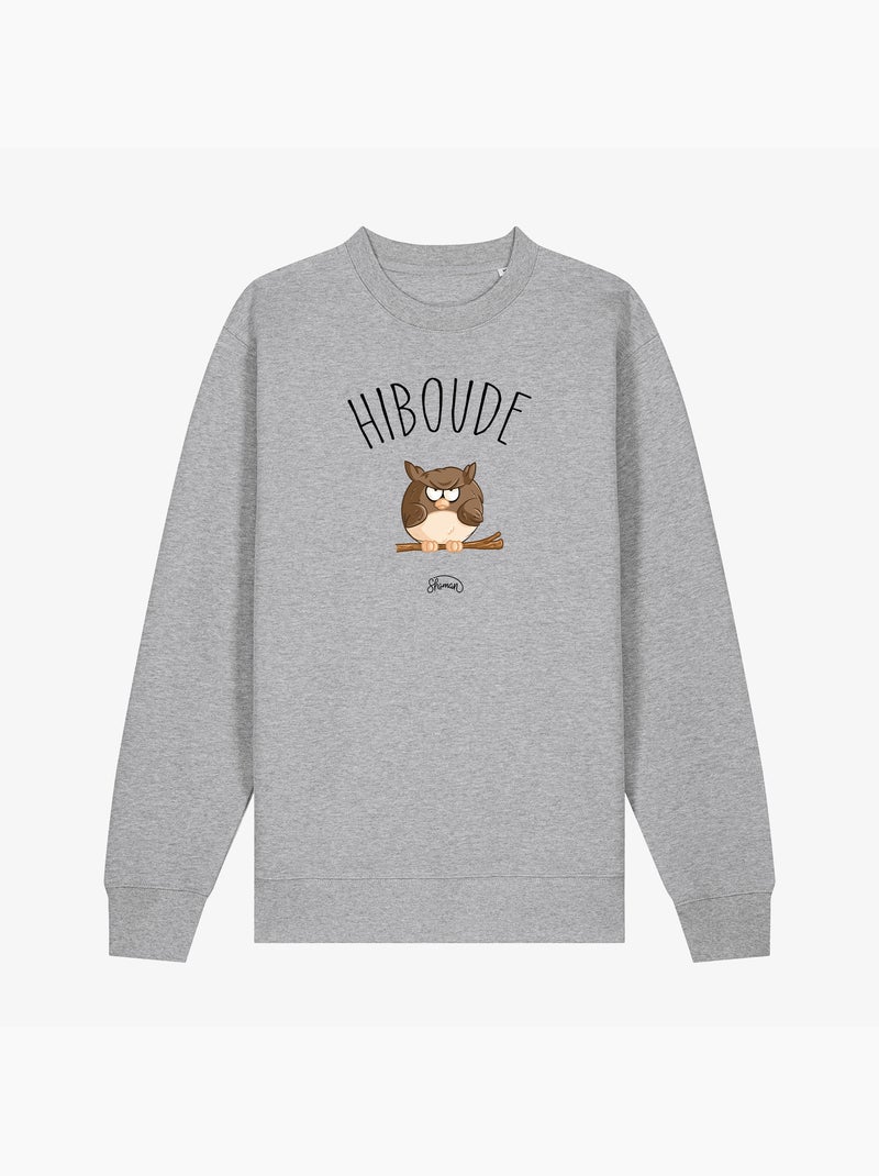 Sweat Femme - HIBOUDE Gris chiné - Kiabi