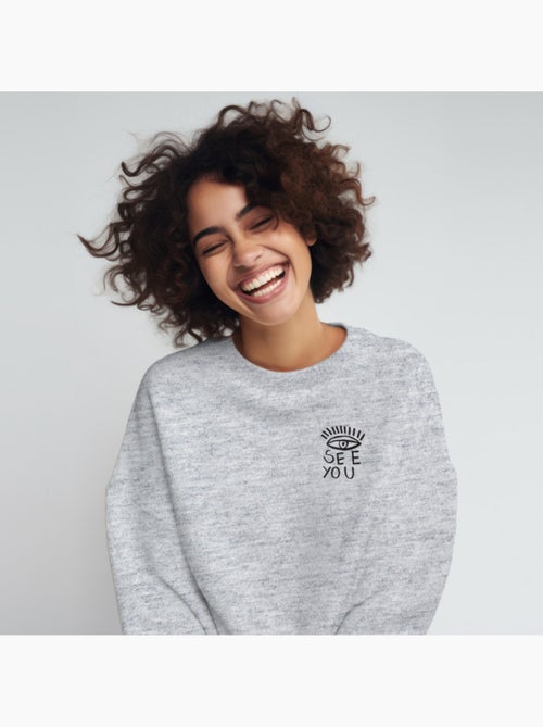 Sweat Femme - I SEE YOU COEUR - Kiabi Sweat Femme - I SEE YOU COEUR - Kiabi