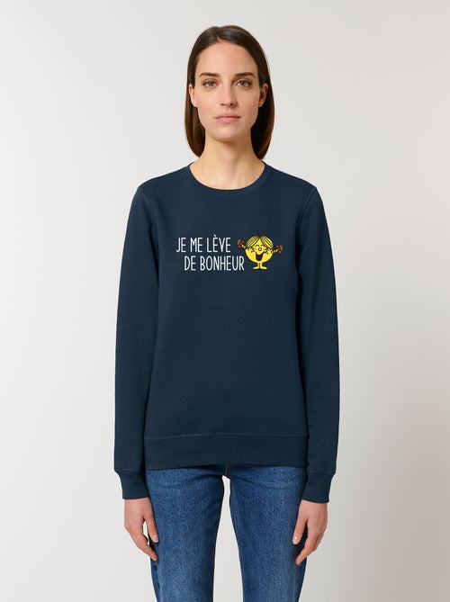 Sweat Femme - JE ME LEVE DE BONHEUR - Kiabi