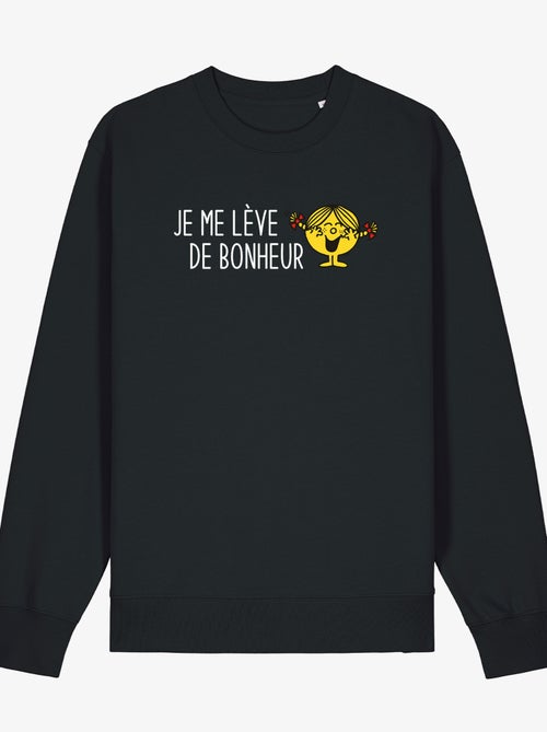 Sweat Femme - JE ME LEVE DE BONHEUR - Kiabi