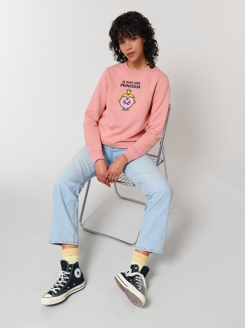 Sweat Femme - JE SUIS UNE PRINCESSE FACE - Kiabi