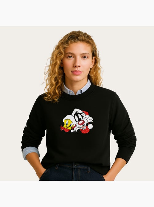 Sweat Femme - LOONEY TUNES SYLVESTER AND TWEETY - Kiabi Sweat Femme - LOONEY TUNES SYLVESTER AND TWEETY - Kiabi