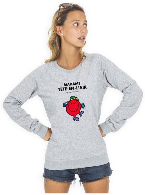 Sweat Femme - MADAME TÊTE EN L'AIR - Kiabi Sweat Femme - MADAME TÊTE EN L'AIR - Kiabi