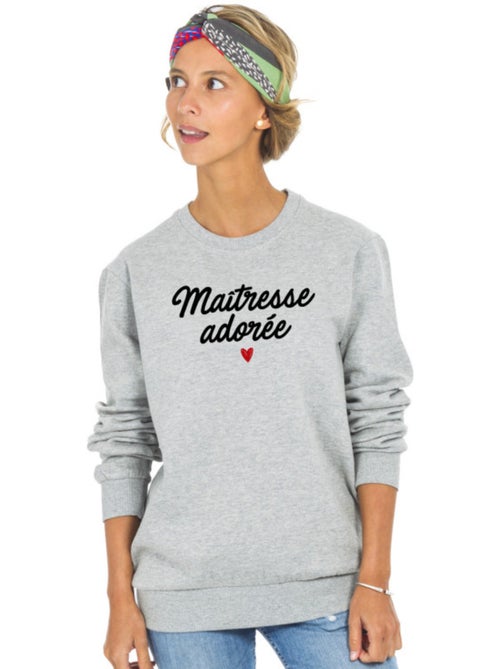 Sweat Femme - MAÎTRESSE ADORÉE - Kiabi