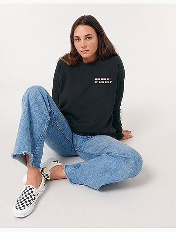 Sweat Femme - MAMAN D AMOUR 2 COEUR