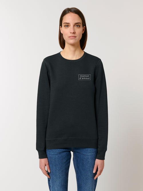 Sweat Femme - MAMAN D AMOUR CADRE - Kiabi