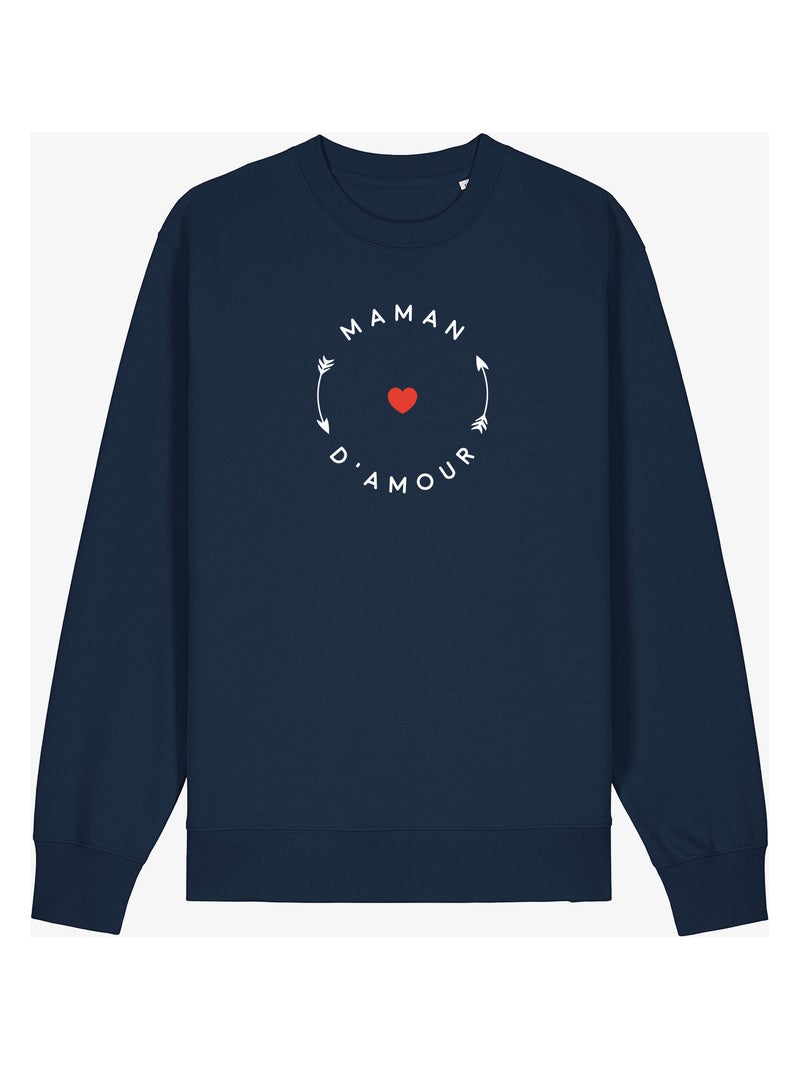 Sweat Femme - MAMAN D'AMOUR 2 MPT Bleu marine - Kiabi