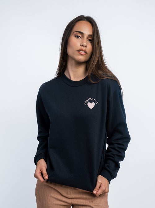 Sweat Femme - MAMAN D'AMOUR CŒUR - Kiabi Sweat Femme - MAMAN D'AMOUR CŒUR - Kiabi