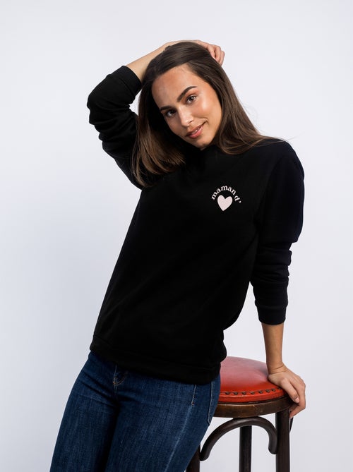 Sweat Femme - MAMAN D'AMOUR CŒUR - Kiabi Sweat Femme - MAMAN D'AMOUR CŒUR - Kiabi