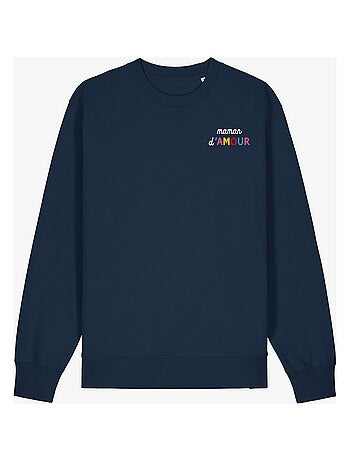 Sweat Femme - MAMAN D'AMOUR COLORÉE CŒUR