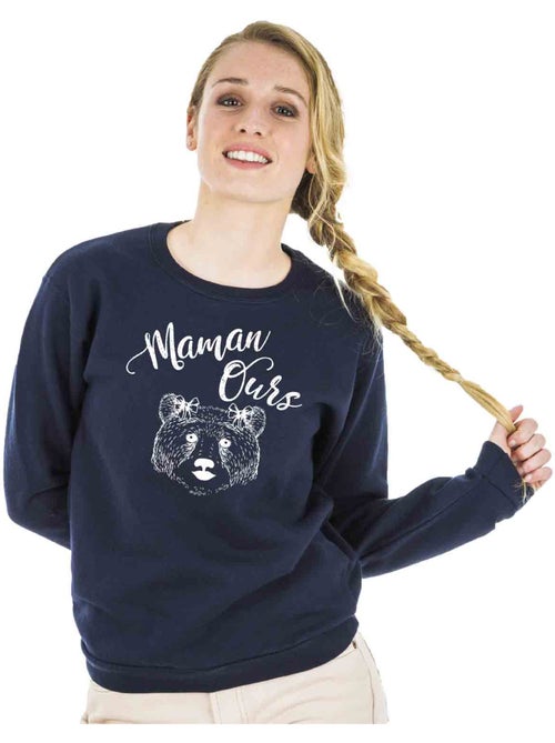 Sweat Femme - MAMAN OURS - Kiabi Sweat Femme - MAMAN OURS - Kiabi