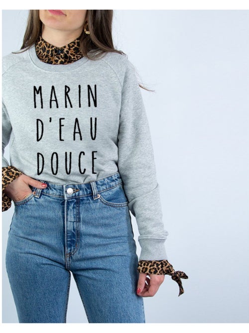 Sweat Femme - MARIN D'EAU DOUCE - Kiabi Sweat Femme - MARIN D'EAU DOUCE - Kiabi