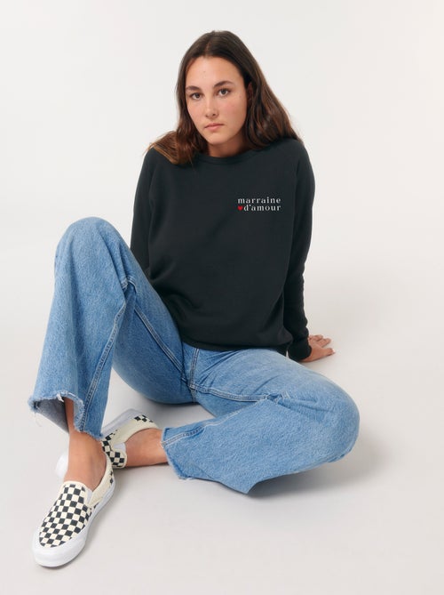 Sweat Femme - MARRAINE D AMOUR 3 - Kiabi Sweat Femme - MARRAINE D AMOUR 3 - Kiabi