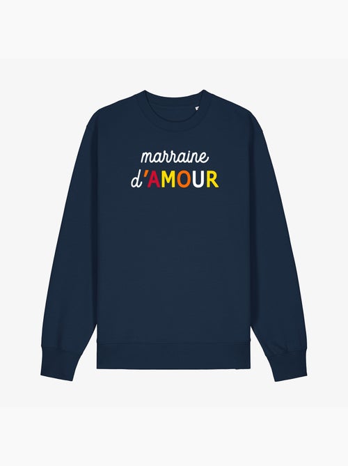 Sweat Femme - MARRAINE D'AMOUR COLORÉE WAF - Kiabi Sweat Femme - MARRAINE D'AMOUR COLORÉE WAF - Kiabi
