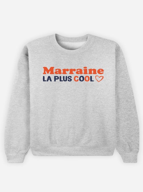 Sweat Femme - MARRAINE LA PLUS COOL - Kiabi
