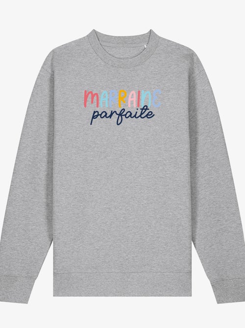 Sweat Femme - MARRAINE PARFAITE - Kiabi Sweat Femme - MARRAINE PARFAITE - Kiabi