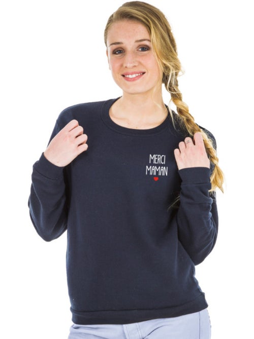Sweat Femme - MERCI MAMAN MPT - Kiabi Sweat Femme - MERCI MAMAN MPT - Kiabi