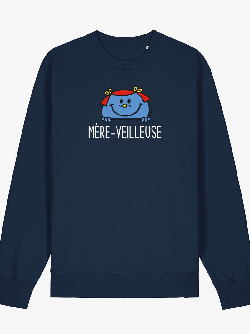 Sweat Femme - MERE VEILLEUSE Bleu marine - Kiabi