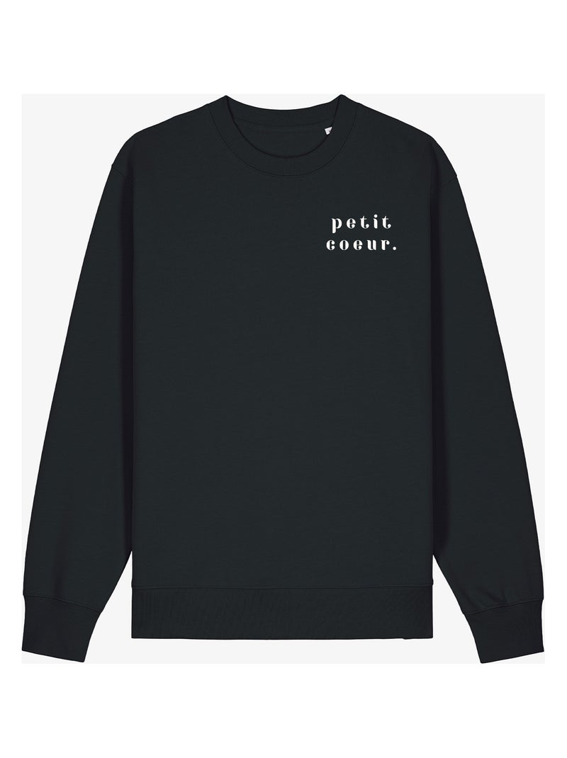 Sweat Femme - PETIT COEUR Noir - Kiabi