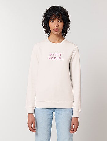 Sweat Femme - PETIT COEUR ROSE WAF