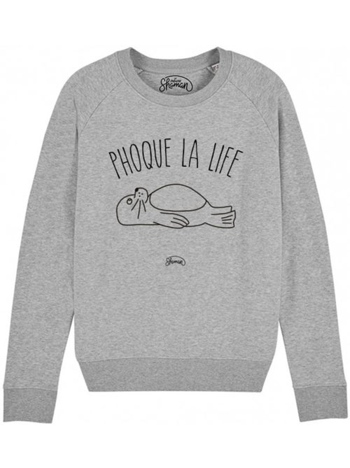 Sweat Femme - PHOQUE LA LIFE - Kiabi Sweat Femme - PHOQUE LA LIFE - Kiabi