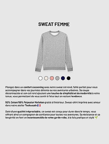 Sweat Femme - PRINCESSE EN BASKET
