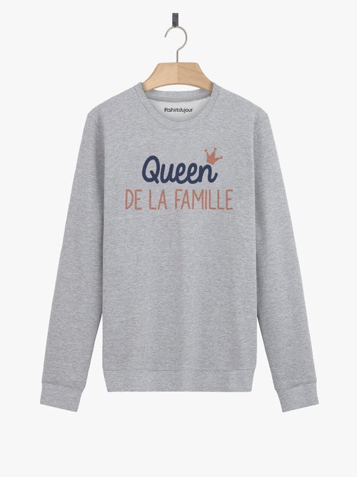 Sweat Femme - QUEEN DE LA FAMILLE - Kiabi Sweat Femme - QUEEN DE LA FAMILLE - Kiabi