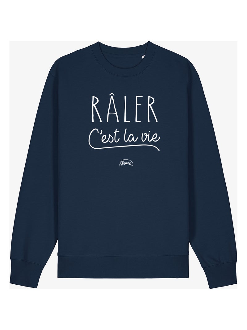 Sweat Femme - RALER C'EST LA VIE Bleu marine - Kiabi