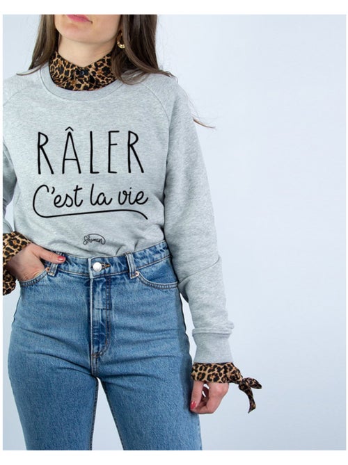 Sweat Femme - RALER C'EST LA VIE - Kiabi Sweat Femme - RALER C'EST LA VIE - Kiabi