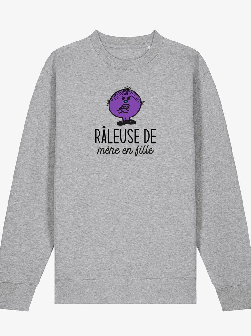 Sweat Femme - RALEUSE DE MERE EN FILLE Gris chiné - Kiabi