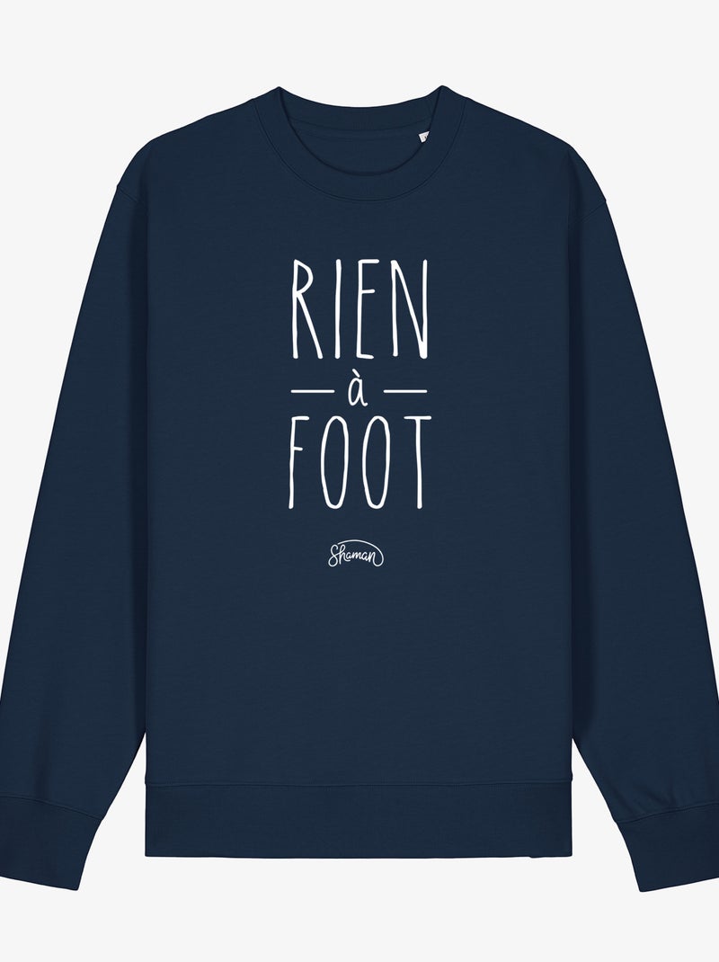 Sweat Femme - RIEN A FOOT Bleu marine - Kiabi