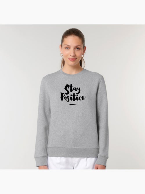 Sweat Femme - STAY POSITIVE - Kiabi Sweat Femme - STAY POSITIVE - Kiabi
