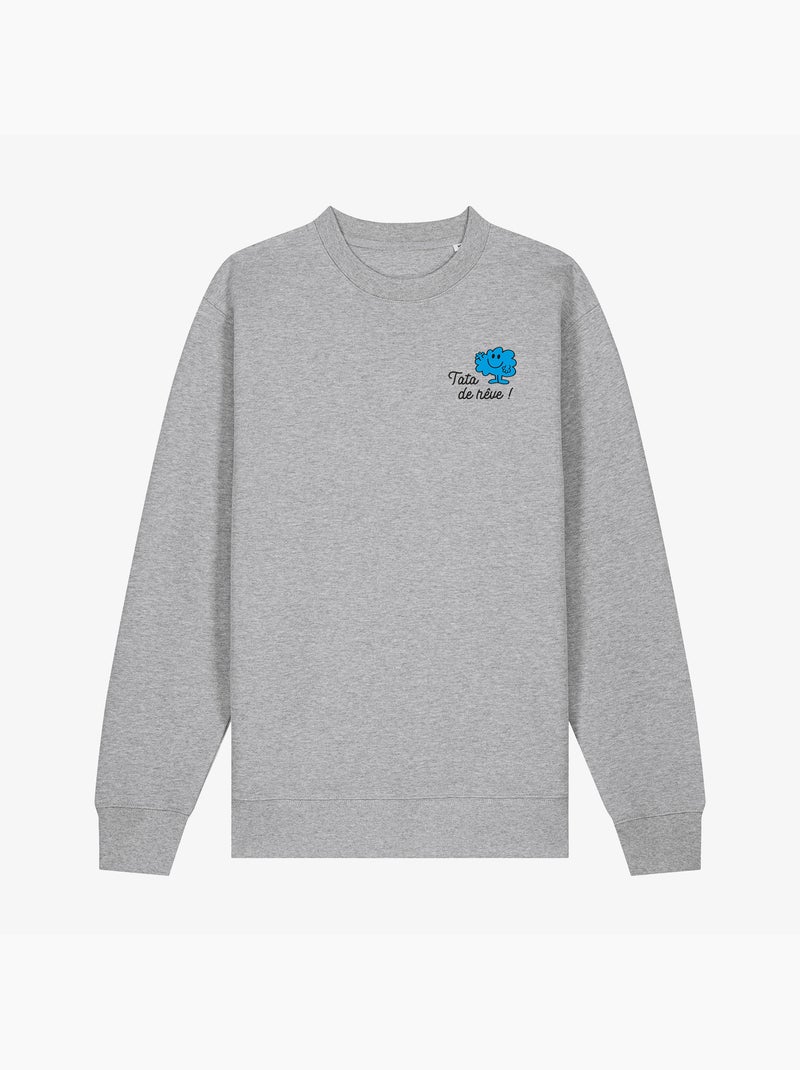 Sweat Femme - TATA DE REVE COEUR Gris chiné - Kiabi