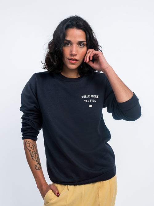 Sweat Femme - TELLE MÈRE TEL FILS CŒUR - Kiabi Sweat Femme - TELLE MÈRE TEL FILS CŒUR - Kiabi