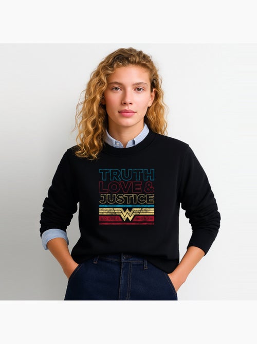 Sweat Femme - TRUTH LOVE & JUSTICE WONDER WOMAN - Kiabi Sweat Femme - TRUTH LOVE & JUSTICE WONDER WOMAN - Kiabi