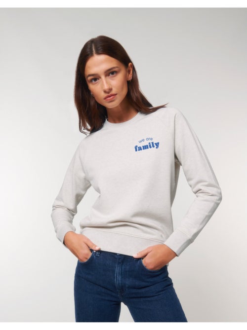 Sweat Femme - WE ARE FAMILY COEUR - Kiabi Sweat Femme - WE ARE FAMILY COEUR - Kiabi