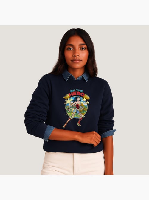 Sweat Femme - WONDER WOMAN BE THE HERO - Kiabi Sweat Femme - WONDER WOMAN BE THE HERO - Kiabi