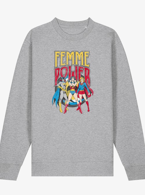 Sweat Femme - WONDER WOMAN FEMME POWER - Kiabi Sweat Femme - WONDER WOMAN FEMME POWER - Kiabi