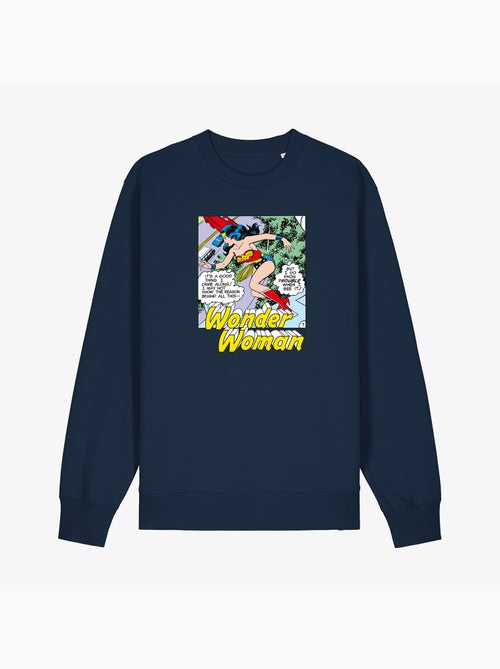 Sweat Femme - WONDER WOMAN I DO KNOW TROUBLE WHEN I SEE IT - Kiabi Sweat Femme - WONDER WOMAN I DO KNOW TROUBLE WHEN I SEE IT - Kiabi