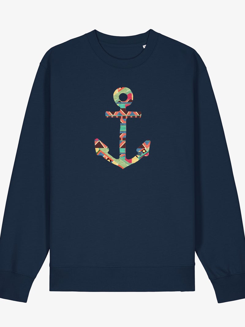 Sweat Femme - YOU MAKE ME HOME Bleu marine - Kiabi