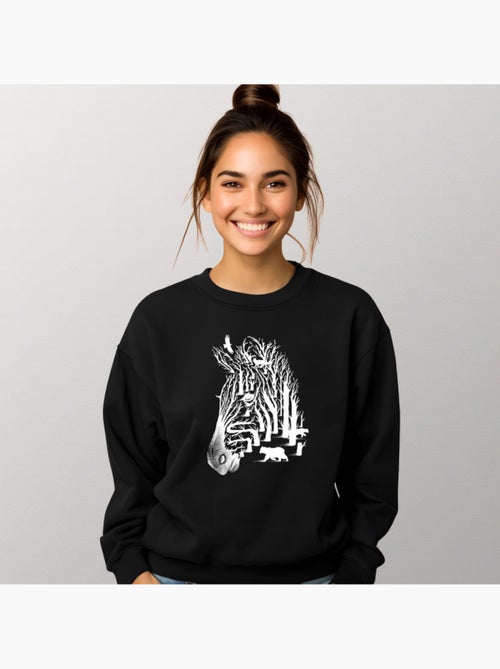 Sweat Femme - ZEBRA - Kiabi Sweat Femme - ZEBRA - Kiabi