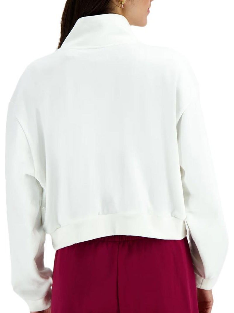 Sweat Femme Le Coq Sportif Blanc - Kiabi