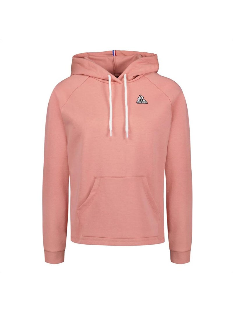 Sweat Femme Le Coq Sportif Hoody Rose - Kiabi