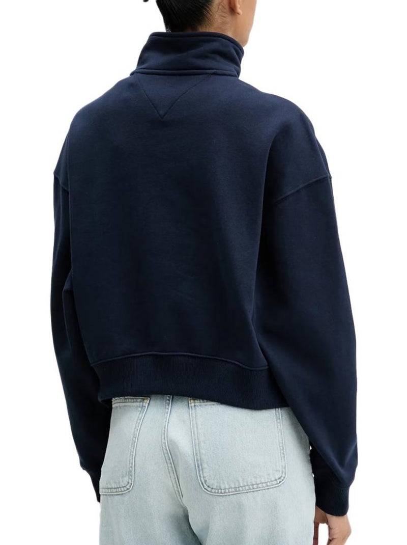 Sweat Femme Tommy Hilfiger Bleu marine - Kiabi