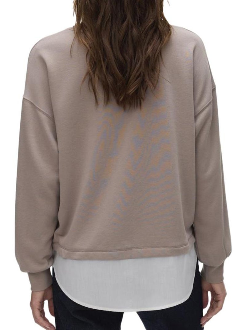Sweat Femme Vero Moda Beige - Kiabi
