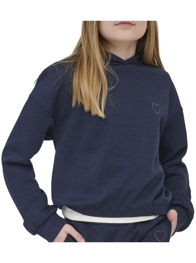 Sweat fille kids only Bleu marine - Kiabi