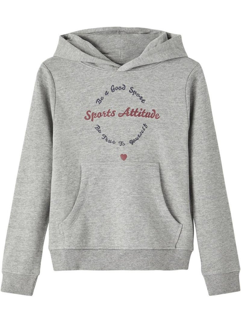 Sweat Fille Name It Gris Argenté - Kiabi